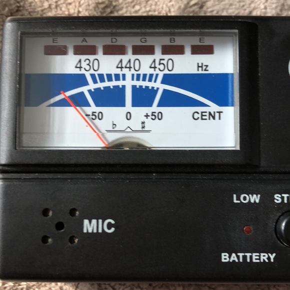 90s Squier By Fender Digital Quartz Guitar /Electric Guitar 🎸 Tuner Model 5006 - Picture 6 of 13